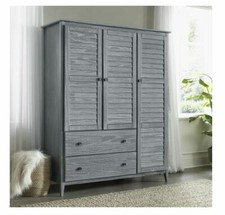 3 Door Armoire Wardrobe Closet
