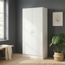 Wooden Armoire 5 Shelves