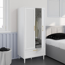 Stylish 60" White Armoire