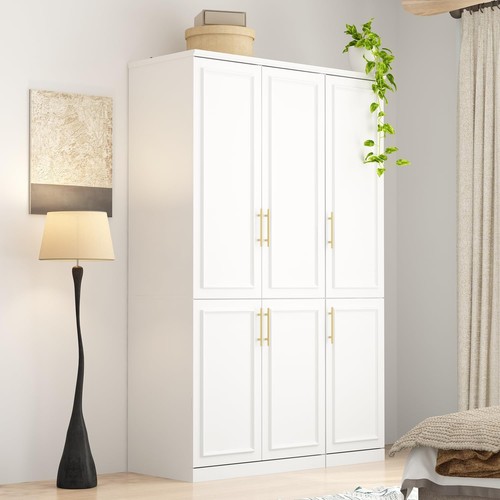 Wooden armoire wardrobe closet - armoire,