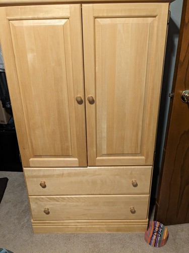 Armoire closet wardrobe - closet, wood