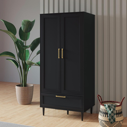 Stylish black bedroom - stylish, 60"